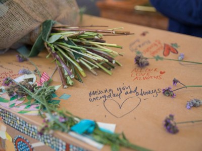 holding inexpensive funeral