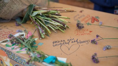 holding inexpensive funeral